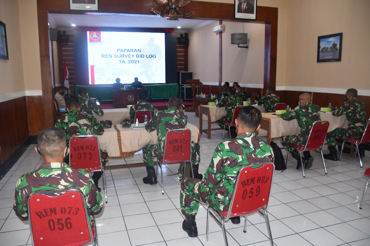 Korem 073/Makutarama Terima Kunjungan Tim Pengawasan Kegiatan Logistik Dari Kodam IV/Diponegoro